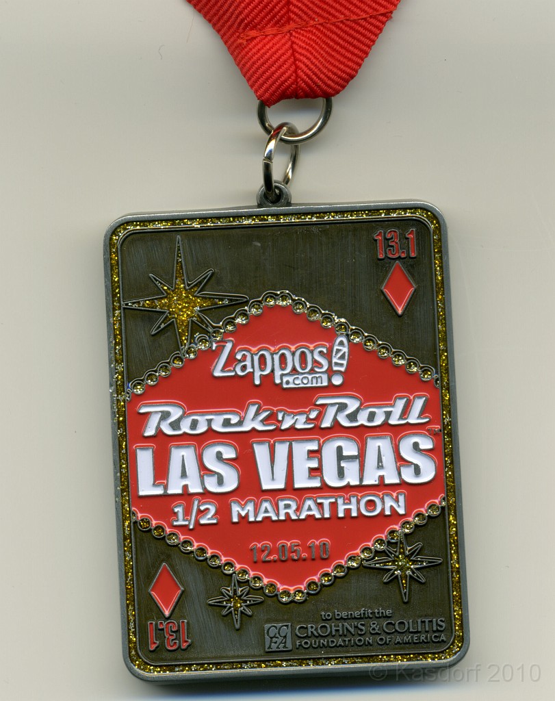 Las Vegas 2010 - Marathon 1011.jpg - The 2010 Las Vegas Fire - Ice and Sweat Tour. Half Marathon, Red Rock Canyon, Casinos, Valley of Fire.... and buffets!
